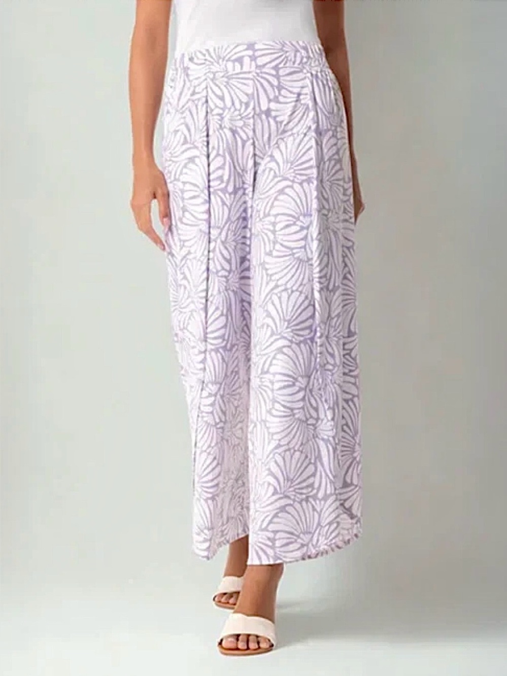 Coolibar Lynsu Wide Leg Pants In Lavendula Women’s Sz S UPF 50 Sun Protecting